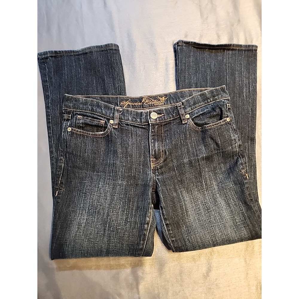 Old Navy Women's Speial Edition Jeans 06' Size 12 Dark Wash Low Rise